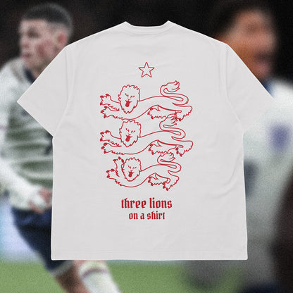 Three Lions - Short Sleeve Tee - England