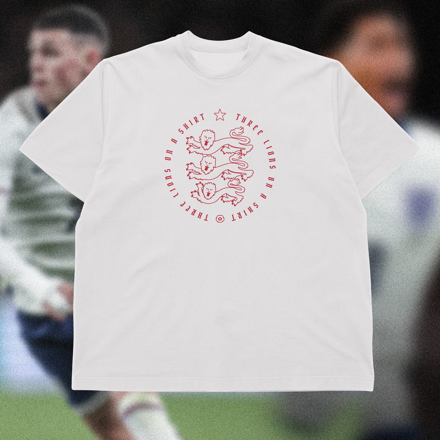 Three Lions - Short Sleeve Tee - England